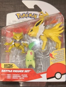 Set figure battaglia Pokemon Abra, Chikorita e Jolteon - Foto 1 di 3