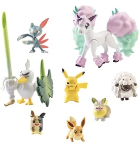 Figura de batalla de Pokémon: paquete de 8 - Ponyta (Galarian), Yamper, Morpeko y otros 5 - Imagen 1 de 10