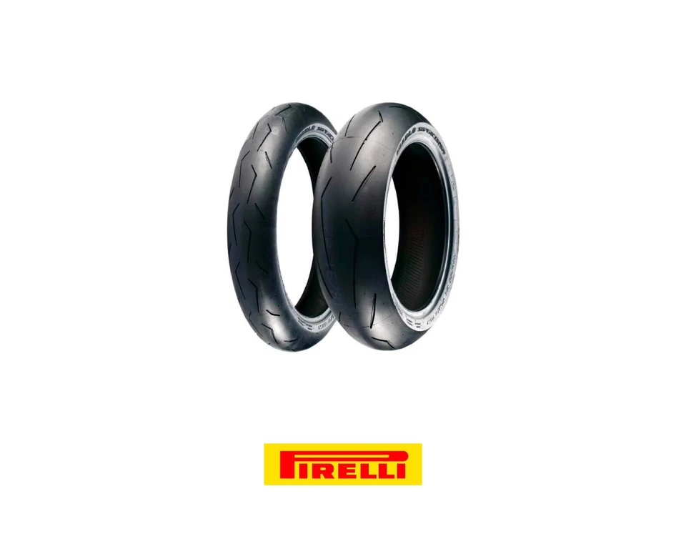COPPIA GOMME MOTO PIRELLI SUPERCORSA BSB 120/70 ZR17 58W + 180/55 ZR 17 73 W - Imagen 1 de 1