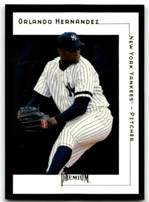 2001 FLEER PREMIUM ORLANDO HERNANDEZ NEW YORK YANKEES #31 - Image 1 of 2