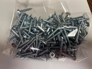 1000+ TORNILLOS PARA CHAPA # 8 x 1" ACERO CABEZA PLANA PHILLIPS DRIVE GALVANIZADO - Imagen 1 de 3