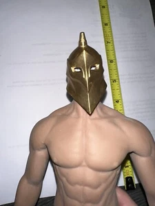 1/6 scale gold Dr Fate DC helmet armor (hollow, head sculpt won’t fit) - Picture 1 of 6