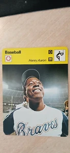 1978 # 34-18 Henry Hank Aaron USABaseball French Card Sportscaster no Babe Ruth - Picture 1 of 12