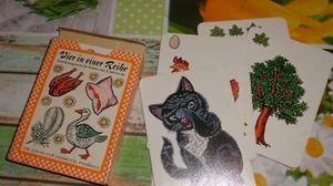 DDR Vier in einer Reihe Quartett Kartenspiel Altenburger Spielkartenfabrik - Picture 1 of 2