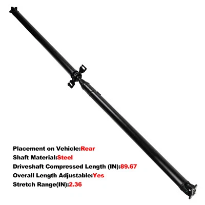 Drive Shaft For Toyota RAV4 2006-2008 L4 2.4L Sport Utility Rear AWD/4WD 2276mm - Image 1 of 4