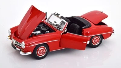 Minichamps Mercedes-Benz 190 SL (W121) 1955 RED 1:18 NEW 100 037032 100037032 - Image 1 of 4
