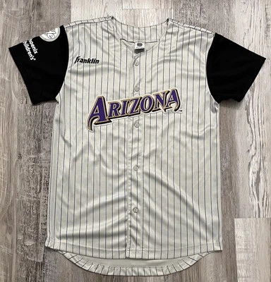 Camiseta de béisbol Arizona Diamondbacks gris negra juvenil XL Foto 1 de 4