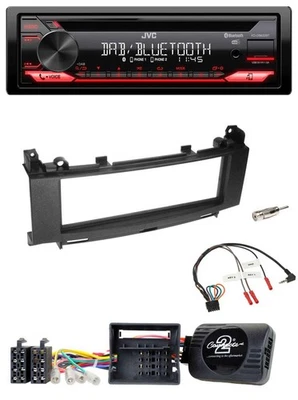JVC CD DAB USB Bluetooth Lenkrad Autoradio für Mercedes A-Klasse 05-12 B-Klasse - Bild 1 von 4