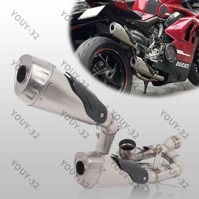 Silenciador de tubo de escape doble inoxidable 18-2024 para Ducati Panigale Streetfighter V4 Foto 1 de 4