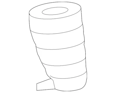 Amortiguador original Mitsubishi MR589326 Foto 1 de 2