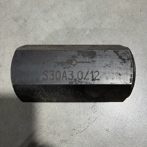 Bosch Rexroth 1-Way Steel Check Valve 1-1/2" NPT R900470823 / S30A3.0/12 *NEW* - Picture 1 of 3