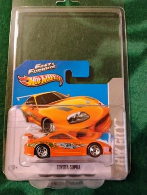 2013 Hot Wheels Fast & Furious TOYOTA SUPRA  Short Card  In Protector  HTF - Image 1 of 4