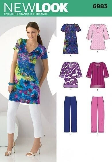 LOOK 6983 Size a Misses' Separates Sewing Pattern Multi-colour