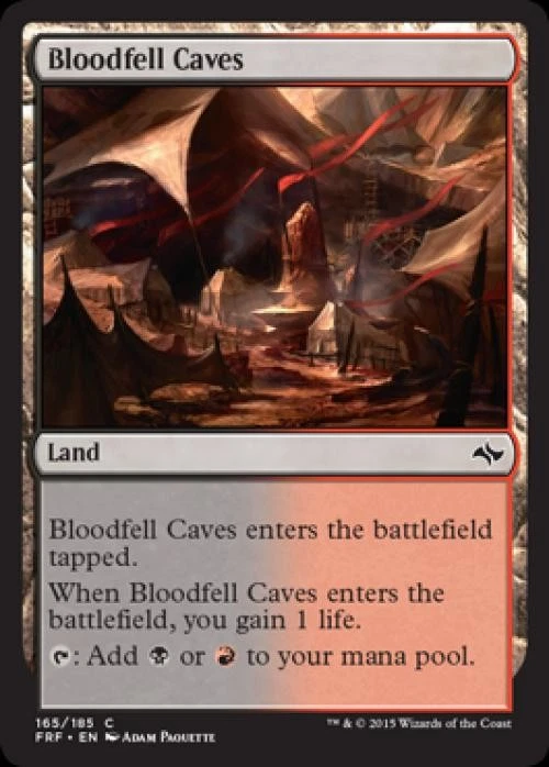 Bloodfell Caves - Medium Play MTG Fate Reforged - Image 1 of 1