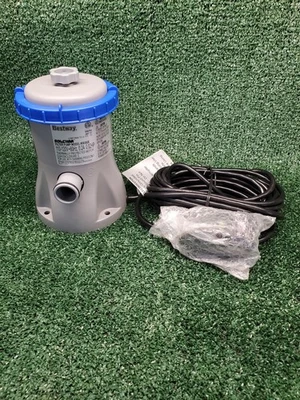 Bestway Flowclear Pool Filter Pump Model # 58382E 330GPH NEW Replacement - Image 1 of 4