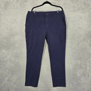 Public Rec Hombres 38x32 Pantalones Azul Todo el Día Todos los Días 5 Bolsillos Elastizados Rendimiento - Imagen 1 de 11