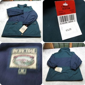 Pacific Trail Jacket Womens Medium Green Blue Insulated Fleece Lined Parka NEW - Picture 1 of 19
