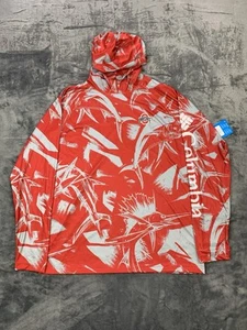 Columbia Shirt Mens L Ohio State Buckeyes PFG Super Terminal Tackle Hooded NCAA - Picture 1 of 13