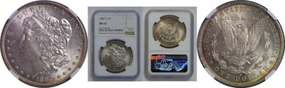 1880-O Morgan Dollar   NGC MS-63 - Image 1 of 3