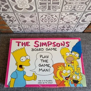Vintage 1991 The Simpsons Board Game - Paul Lamond Games - 100& Complete - Picture 1 of 7