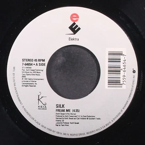 SILK: freak me / happy days ELEKTRA 7" Single 45 RPM - Picture 1 of 2