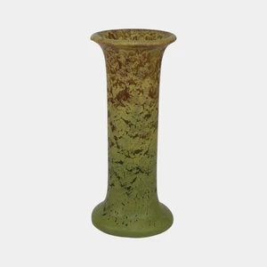 Vaso ceramica verde ceramica Weller smerigliato opaco 1915 vintage arti e mestieri - Foto 1 di 6