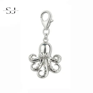 925 Sterling Silver Handbag Purse Clip On Charm Lobster Clasp for Bracelet - Picture 1 of 2