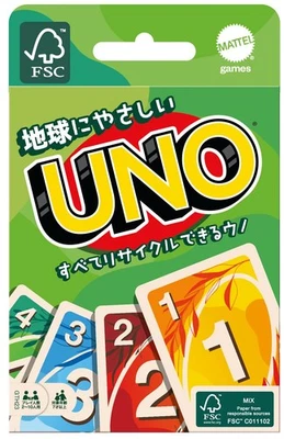 Mattel Game UNO Earth-friendly Uno [7 years old and up] [Sustainable] [FSC certi - Image 1 of 4