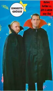 Vampirumhang Vampir Dracula Kr. schw. Unisize Ki/Erw Fasching Karneval Halloween - Bild 1 von 1