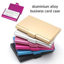 Pocket Thickened Business Card Holder Case ID Credit Name Box Metal Wallet CA