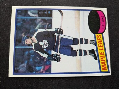 1980-81 Topps Hockey Card # 118 Dan Maloney - Toronto Maple Leafs (NM) - Image 1 of 3