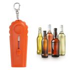 (Orange)Innovative Bottle Opener Launcher Type Portable Beer Bottle Cap Opene GB