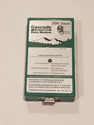 Cascade RS-232 56 K Baud Low Power Modem for harsh conditions - Used - Image 1 of 4