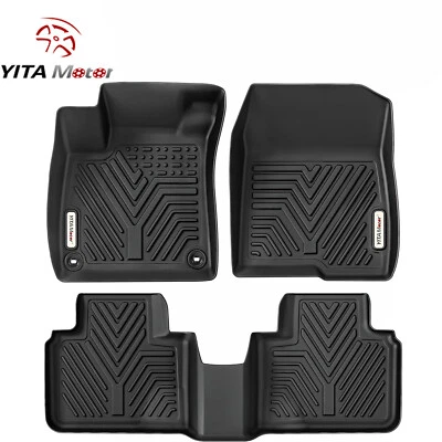 YITAMOTOR Floor Mats for 2018-2022 Honda Accord Sedan TPE Rubber All Weather — 第 1/4 张图片