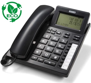 Telefono FISSO casa ufficio per anziani tasti grandi display vivavoce filo muro - Imagen 1 de 8
