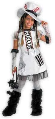 Monstruo Novia Blanco Frankenstein Zombie Vestido Elegante Halloween Niño Disfraz Foto 1 de 2