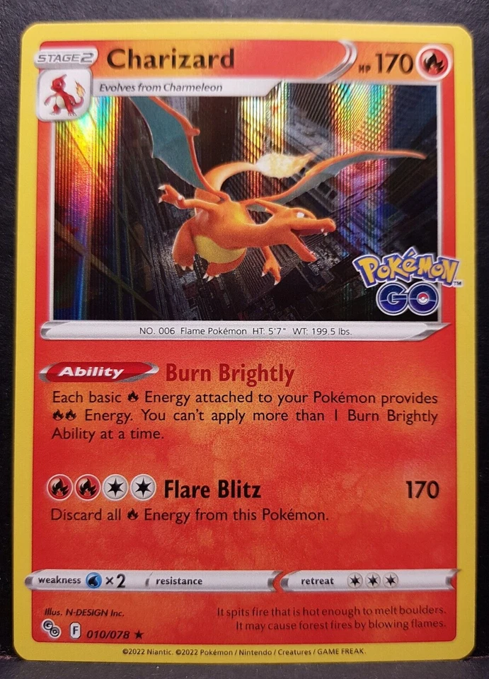 Choose Your Cards: Pokémon GO Holo Pokemon Card English Near Mint - Bild 1 von 1