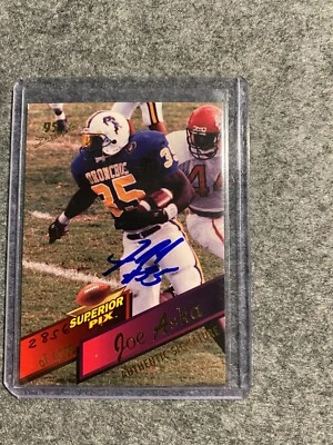 95 Draft Superior Pix Joe  Aska NO. 81 Signature  - Image 1 of 2