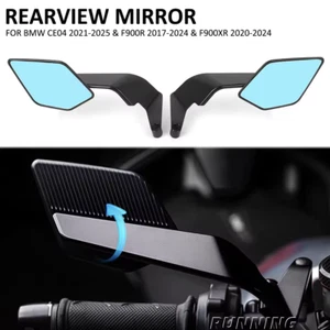 Stealth Adjustable Rearview Mirror Rotate Side Mirrors For BMW CE04 F900R F900XR - Picture 1 of 17