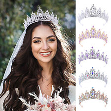 Bridal Tiara Wedding Crystal Rhinestone Crown Prom Party Tiara Crown Headband