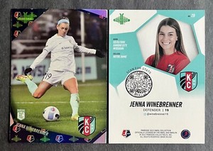 Jenna Winebrenner 2022 Parkside NWSL Volume 1 NWSL FOIL PARALLEL SP Rookie #28