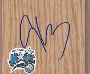 Orlando Magic Al Harrington Signed Floorboard COA - Picture 1 of 1