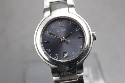 NewBattery[Ecc+5]GUCCI 8900L Grigio 26mm Bracciale Quarzo Orologio Donna dal GIAPPONE