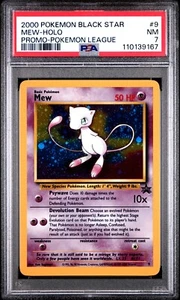 Mew 2000 Pokemon WOTC Promo #9 PSA 7 NM - Picture 1 of 2