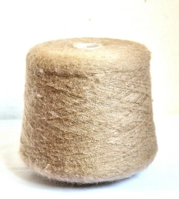 Italian mohair yarns, 1.74 lb / 790 grams cone - Image 1 of 3