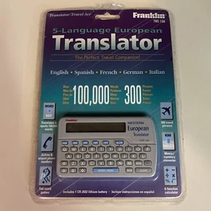 Traducteur européen Franklin 5 langues TWE-106a 1998 NOS - Photo 1 sur 5