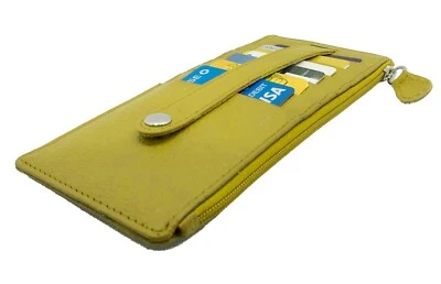 RFID Leather Women's Stacker Long Wallet  Credit Card ID Holder Zip Pocket New - Image 1 of 4