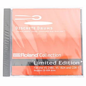 Roland Collection Limited Edition Discrete Drums CD for VS2480 VS1824 & CDX-1 - Picture 1 of 2