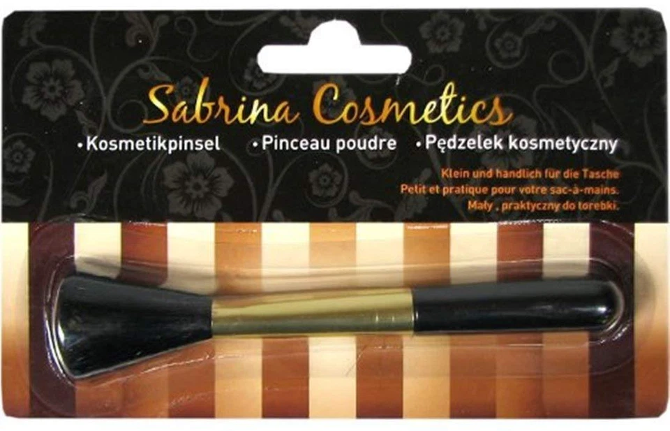 Kosmetikpinsel auf Blister, Länge 13 cm, Puderpinsel, Makeup-Pinsel - Bild 1 von 1