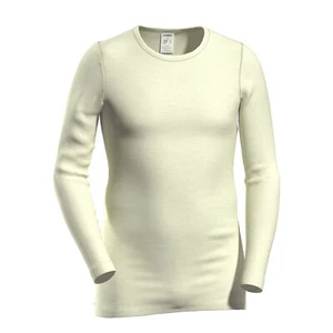 HERMKO Herren langarm Shirt aus Merinowolle/Tencel Longsleeve Rundhals 40640 - Bild 1 von 5